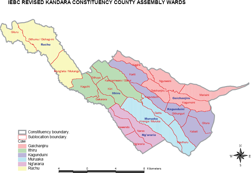 Kandara Constituency Map
