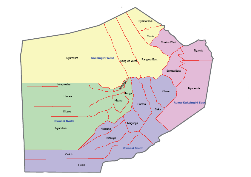 Suba Constituency Map